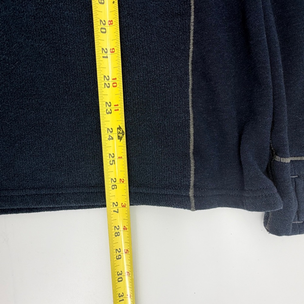 KUHL Revel 1/4 Zip Fleece Pullover Large Navy Blue Acrylic Blend Men - Picture 7 of 8